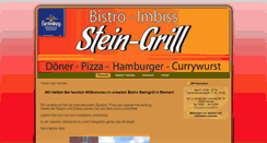 Desktop Screenshot of bistrosteingrill.de